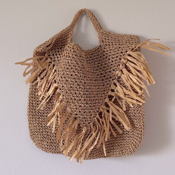 8 Other Reasons Handbags - ⭕️ 8 OTHER REASONS Jute Raffia Bag in Natural Straw